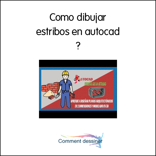 Como dibujar estribos en autocad